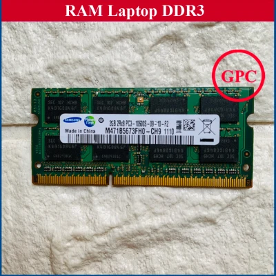 Ram Laptop 4GB , 2GB PC3/PC3L Bus 1066 / 1333 / 1600 / 8500s 10600s 12800s DDR3 / DDR3L hàng bóc máy đã qua sử dụng
