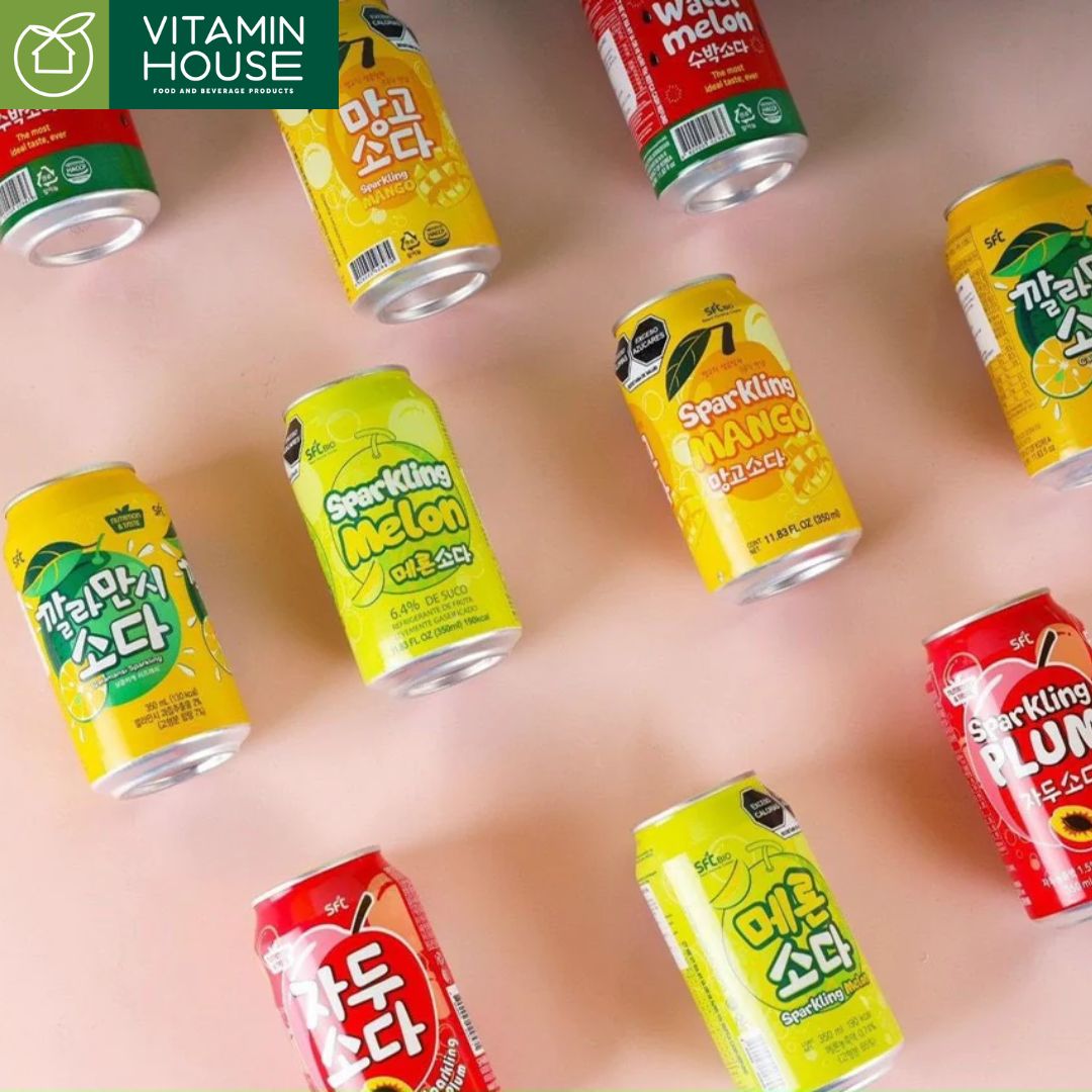 Soda SFC Hàn Quốc nhiều vị 350ml