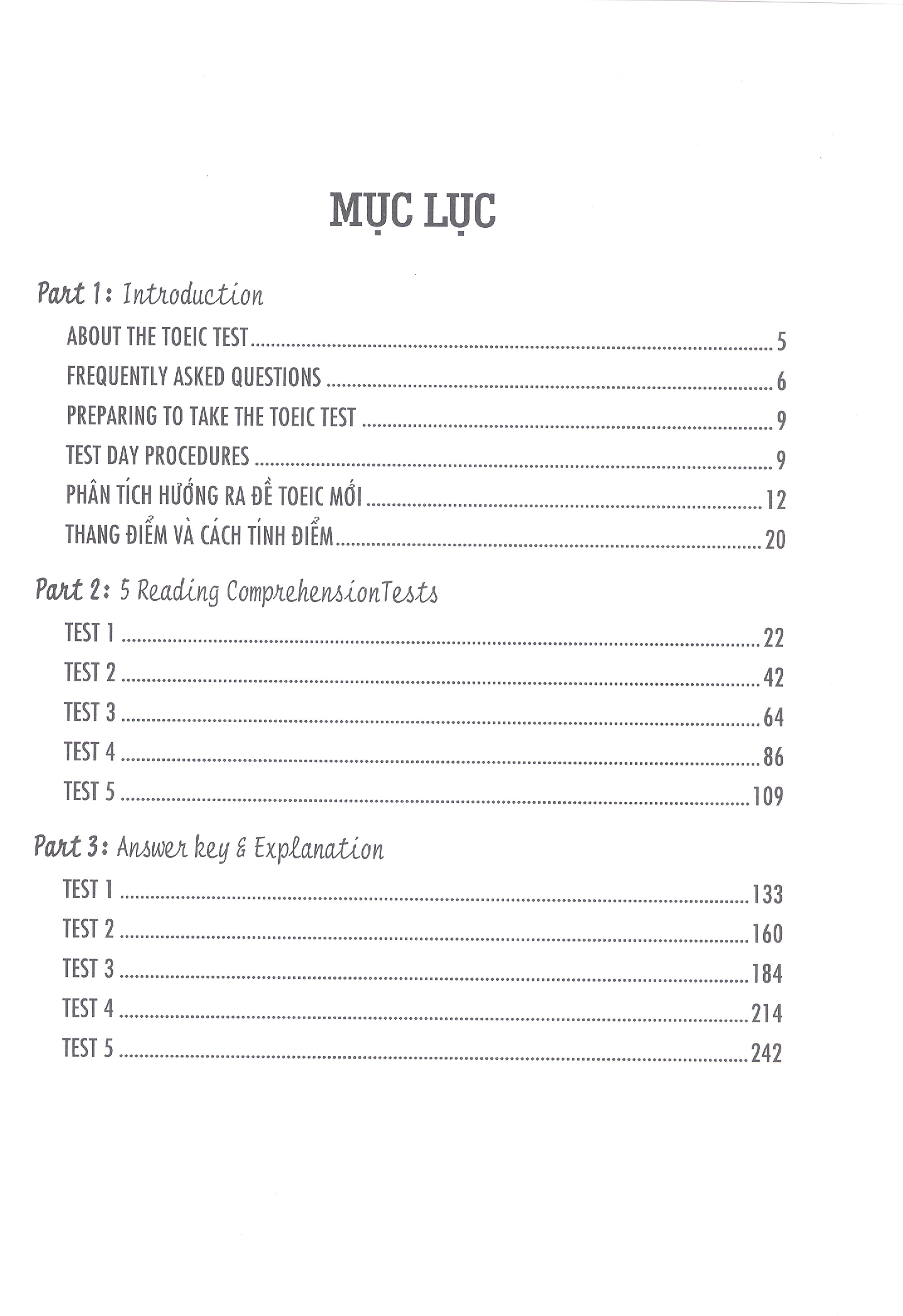 New Toeic 5 Actual Test Rc