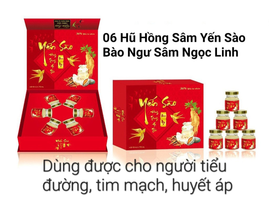 Yến sào hồng sâm đông trùng hạ thảo