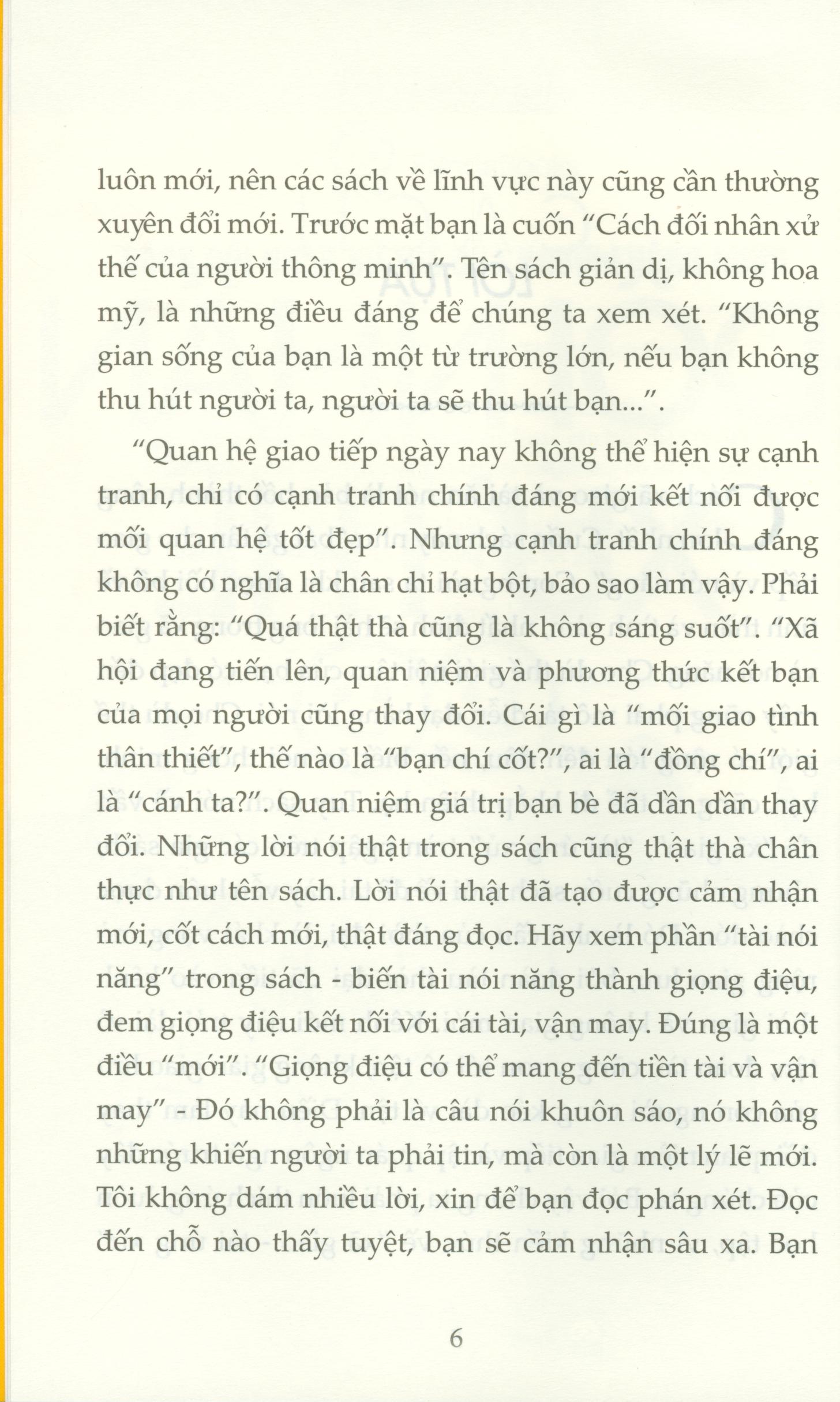 Cách Đối Nhân Xử Thế Của Người Thông Minh