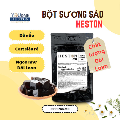 Bột sương sáo Heston cao cấp Việt Nam (bột sương sáo cô đặc giá rẻ)