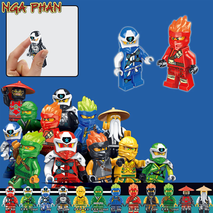 Bộ 12 Ninja Digital Ninjago Lego Đồ Chơi Xếp Hình Lắp Ráp