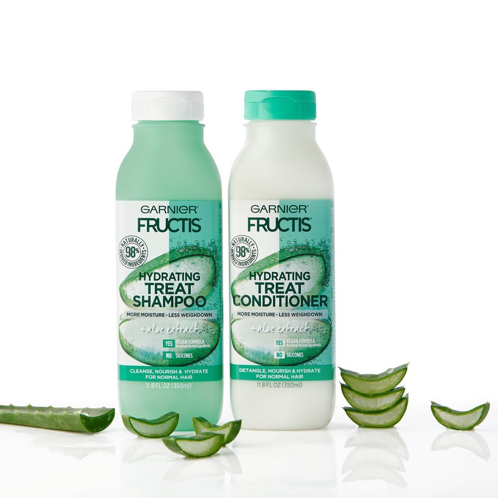 [USA] Dầu gội - dầu xả cấp ẩm GARNIER FRUTICS ALOE 350ml
