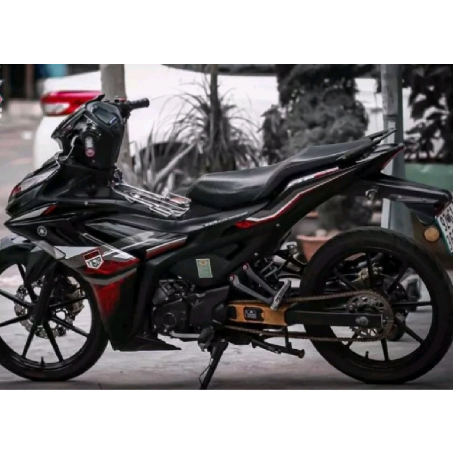 Tem Rời Exciter 155 Hoa Văn Đỏ Đen