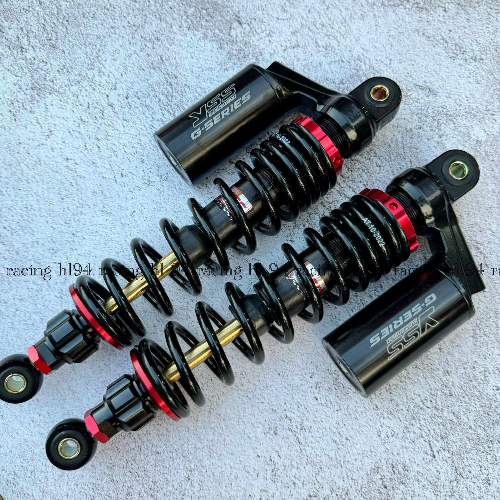 Phuộc Yss bình dầu dành cho Wave , Sirius G spork đen khoen đỏ