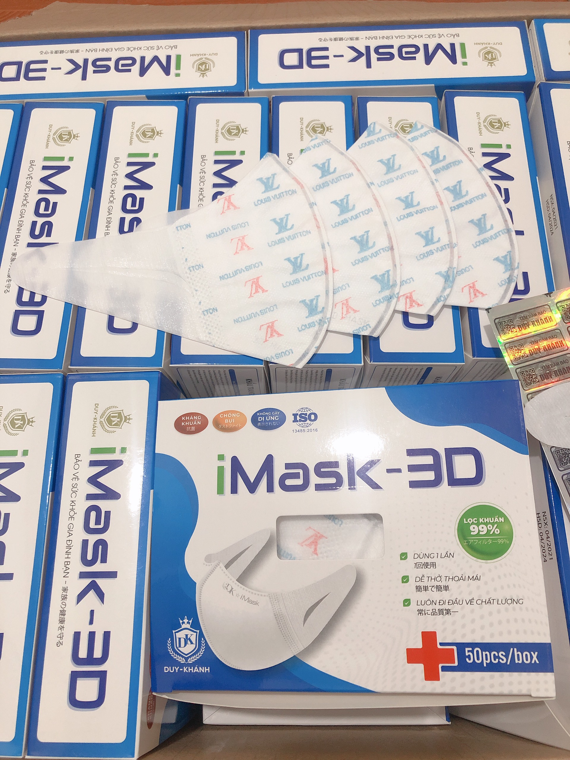 Hộp 50 chiếc khẩu trang 3D iMask