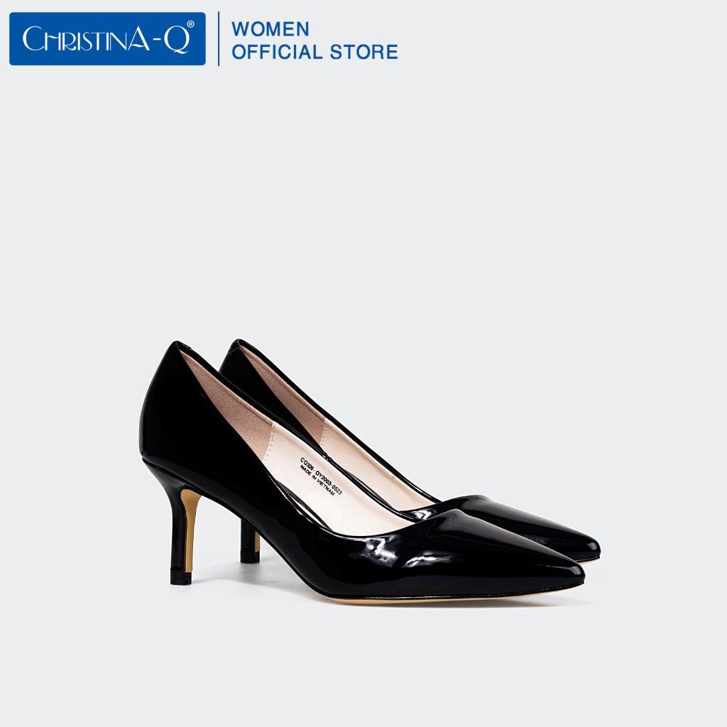Giày Nữ Cao Gót Bít Mũi Nhọn ChristinA-Q GBN320