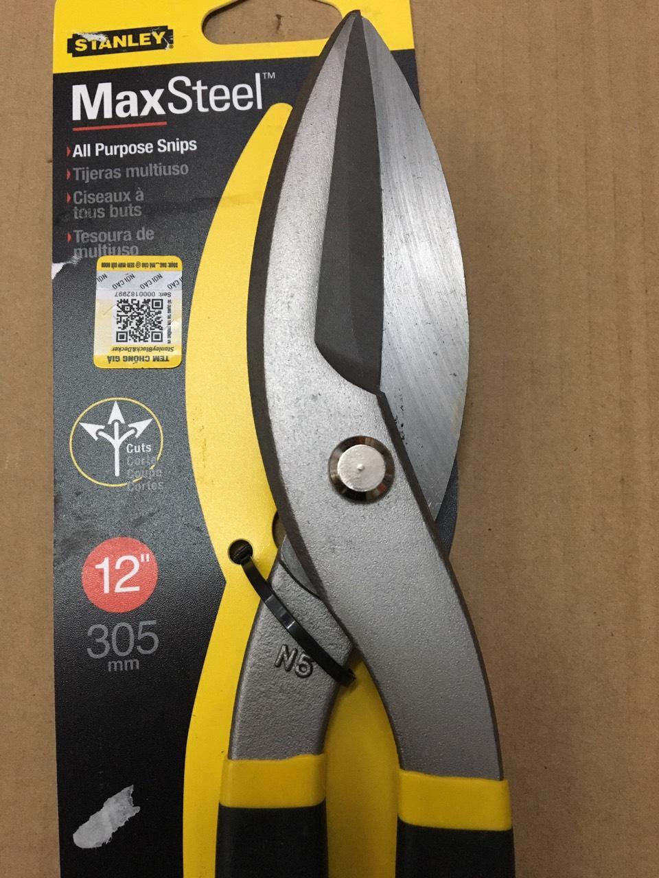 Kéo cắts tôn 12 inch stanley 14-558-22