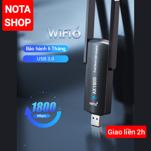 USB WiFi 6 AX 1800 Mbps tốc độ cao