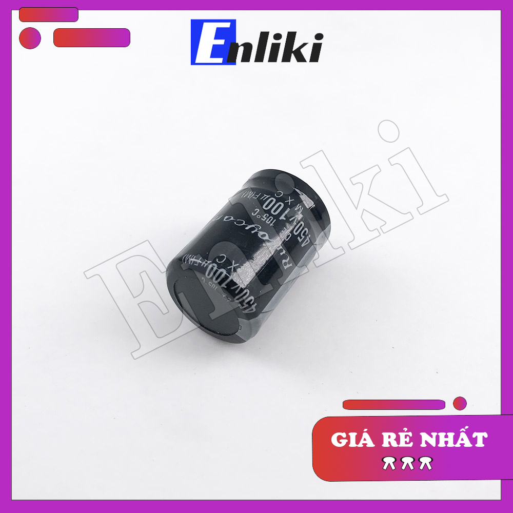 Tụ 100uF 450V Chân Cứng kích thước 22x30mm