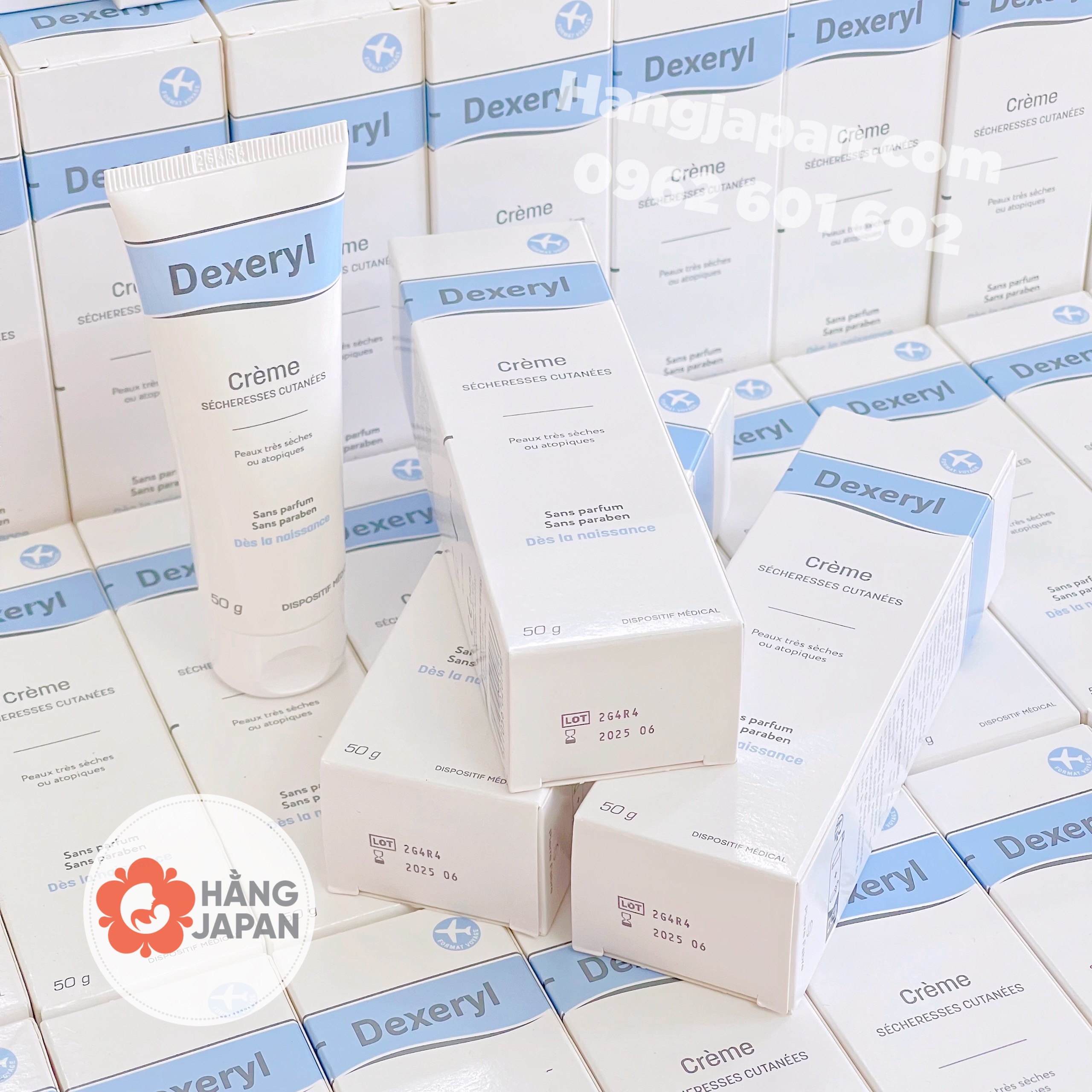 Kem dưỡng ẩm chống nẻ/chàm Dexeryl 50g - Hàng Pháp