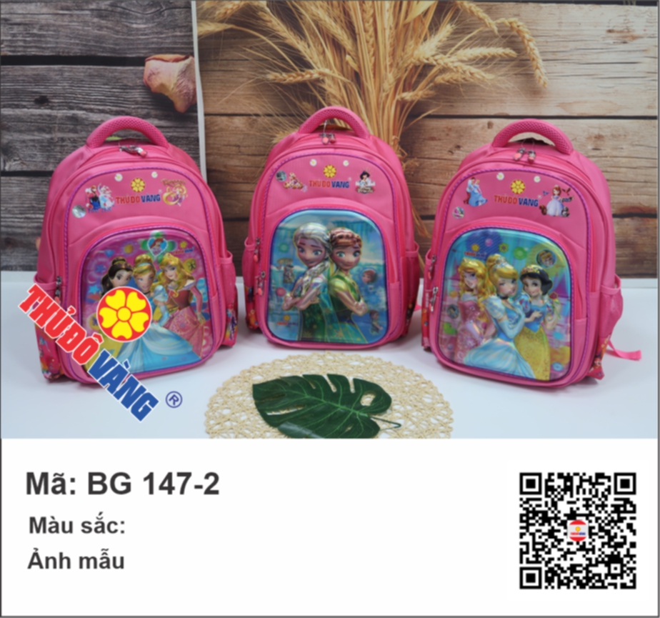 Ba lô học sinh thủ đô vàng bg 147 -2