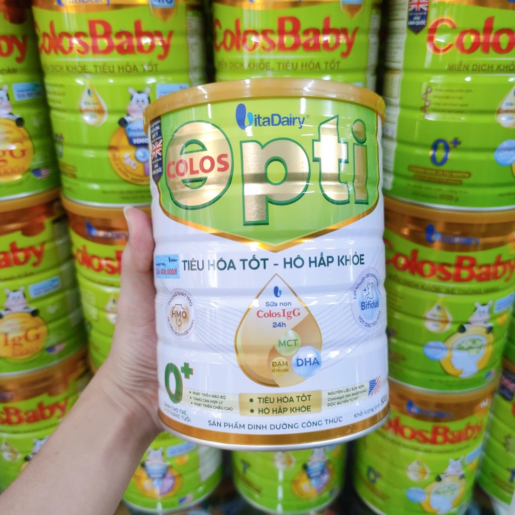 [Có mã QR] Sữa bột Colos Opti 0+ (800g)