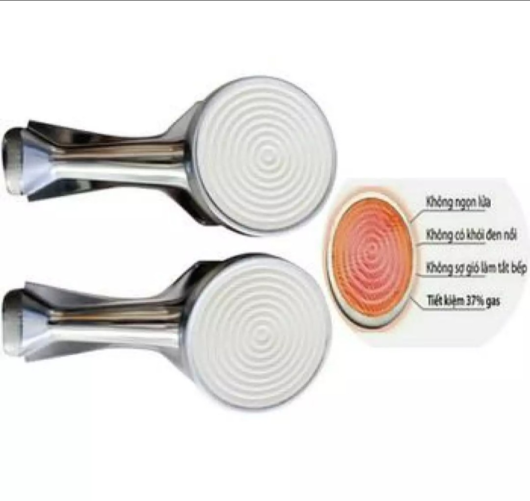 Combo 2 chiếc họng điếu inox bếp ga hồng ngoại phi 90 dày chắc chắn
