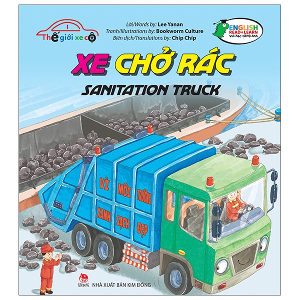 Fahasa - thế giới xe cộ: xe chở rác - sanitation truck