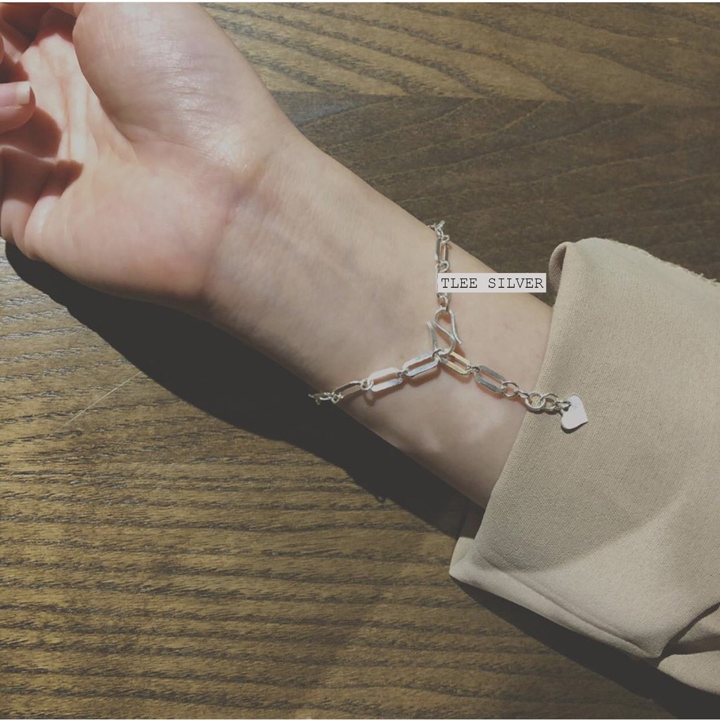 Lắc tay bạc Tlee, Lắc tay xích - TleeJewelry LT0146