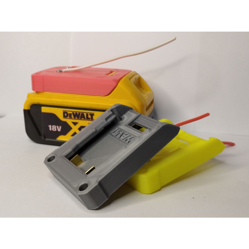 Đế pin Dewalt 20v ver.2 đã có tiếp điểm .