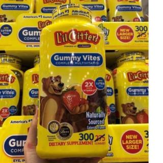 Kẹo dẻo gấu bổ sung vitamin và khoáng chất L il Critters Gummy Vites 300 viên của Mỹ thumbnail