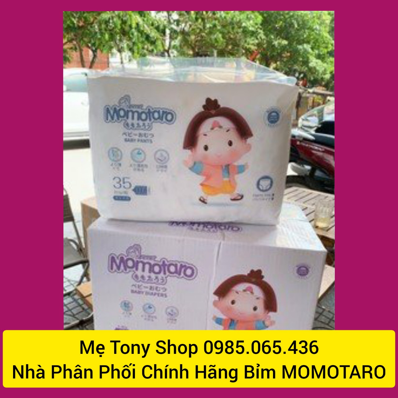 [Dùng Thử Là Mê] 1 Miếng Tả Bỉm MOMOTARO Xuất Nhật Đủ Size S,M,L,XL,XXL,XXXL (Cam Kết Chính Hãng)