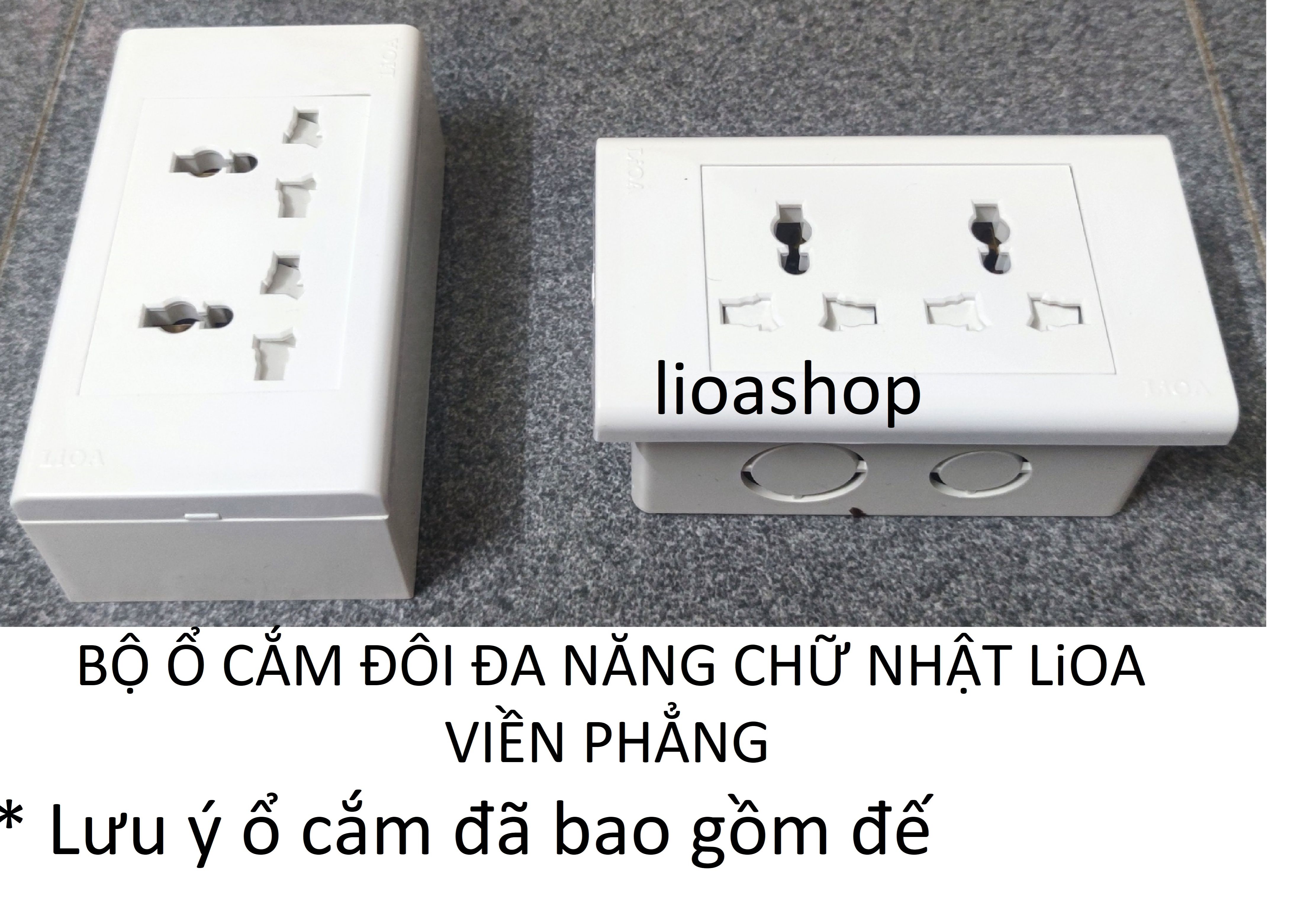 Ổ CẮM ĐÔI ĐA NĂNG LiOA