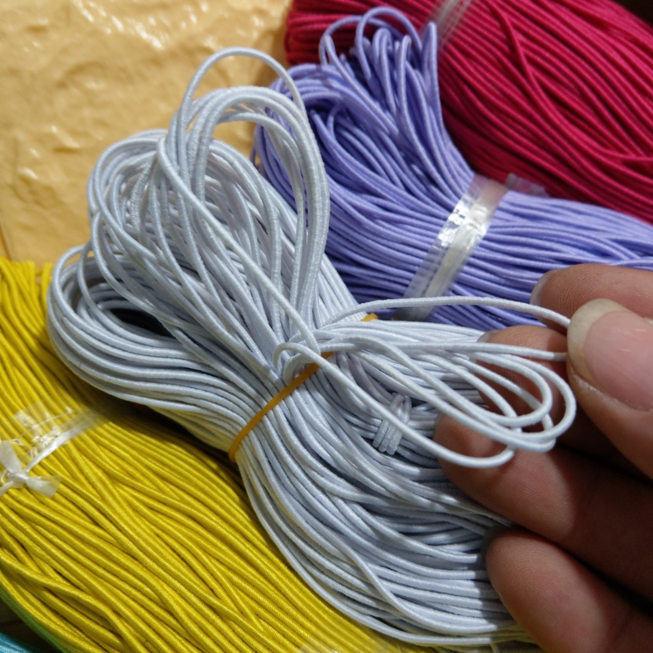 [HCM]15 mét Dây thun sỏ hạt co giản dày 1.2ly - DT012