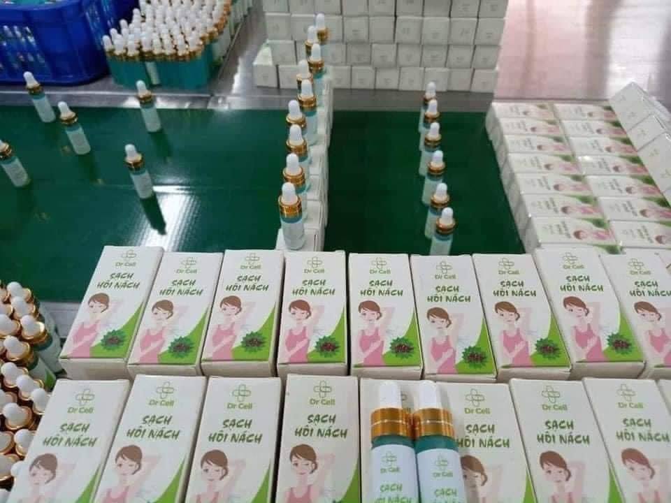 Sạch Hôi Nách - Dr Cell (5ml/1 chai- hộp 2 chai) Khử Mùi Hôi Cơ Thể