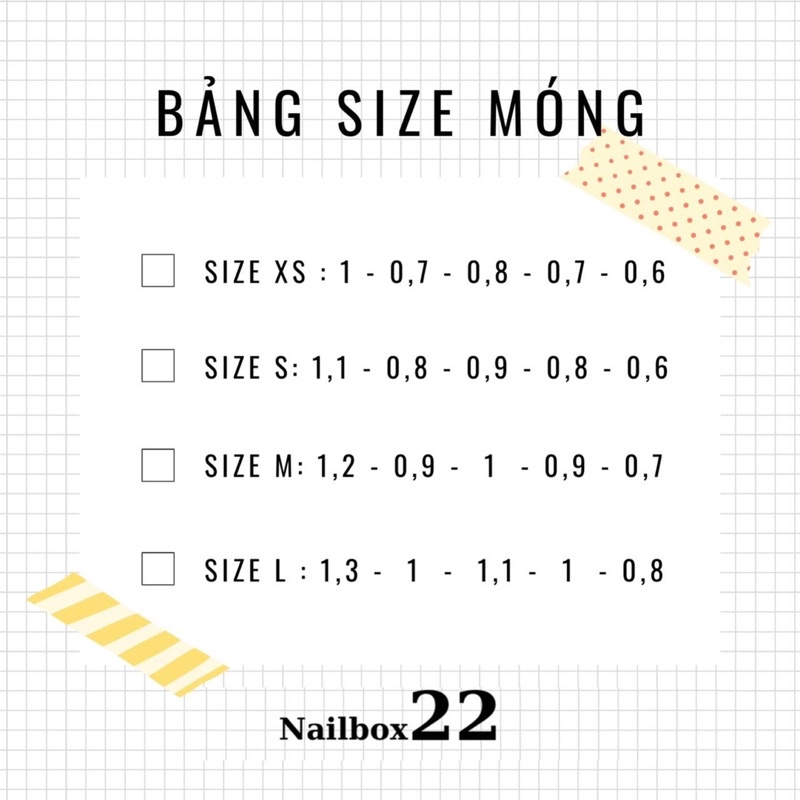 Nailbox [125] - Móng úp thiết kế sẳn giá rẻ mẫu Basic hot hot