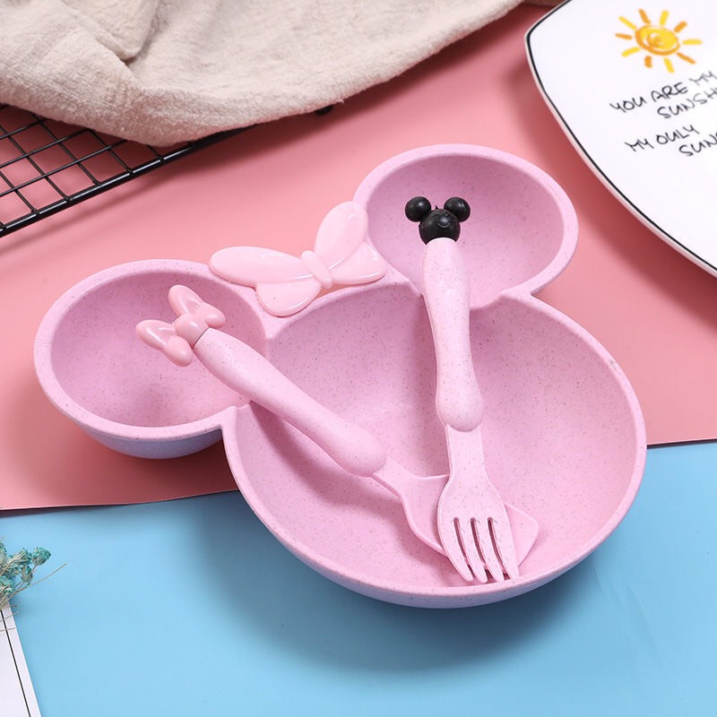 Bộ bát lúa mạch tập ăn dặm cho bé