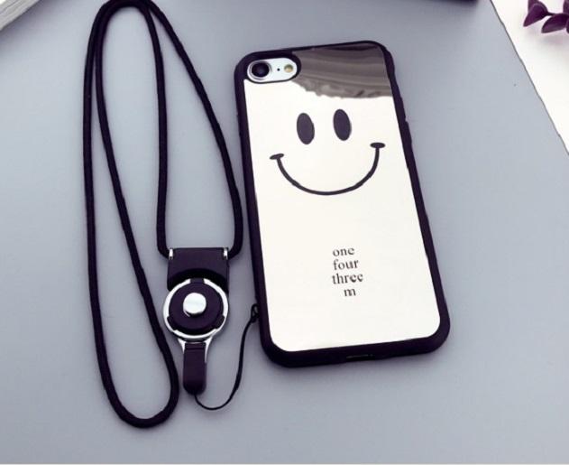 ỐP ĐÔI MẶT CƯỜI TRÁNG GƯƠNG IPHONE CASE