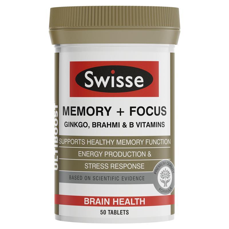 Swisse Ultiboost Memory Focus Hộp 50 Viên