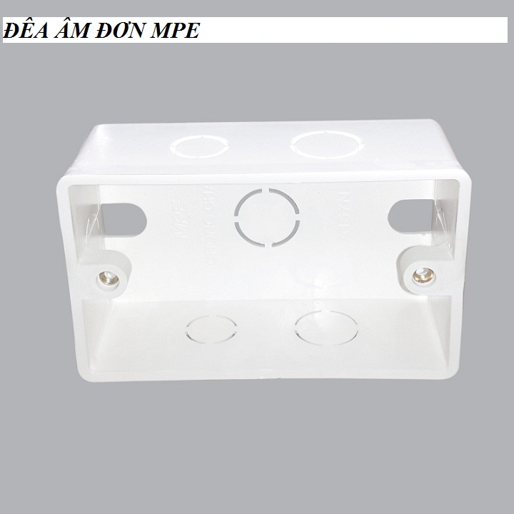 [HCM]COMBO 5 ĐẾ ÂM TƯỜNG MPE HỘP ÂM TƯỜNG MPE ĐẾ ÂM ĐƠN - ĐÔI