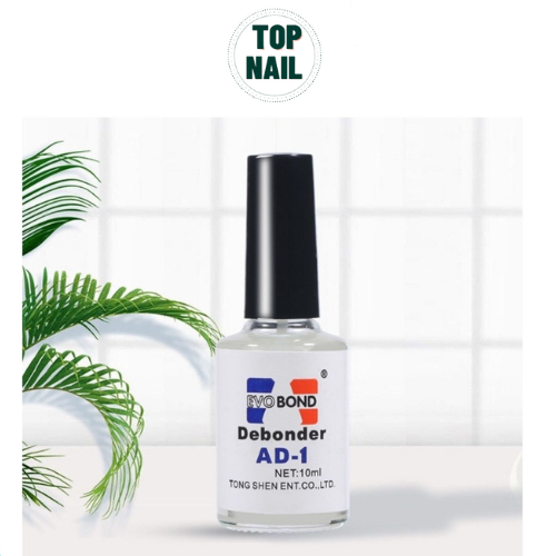 Nước sáng đá phá tháo móng giả, Chai gel tháo móng nail AD