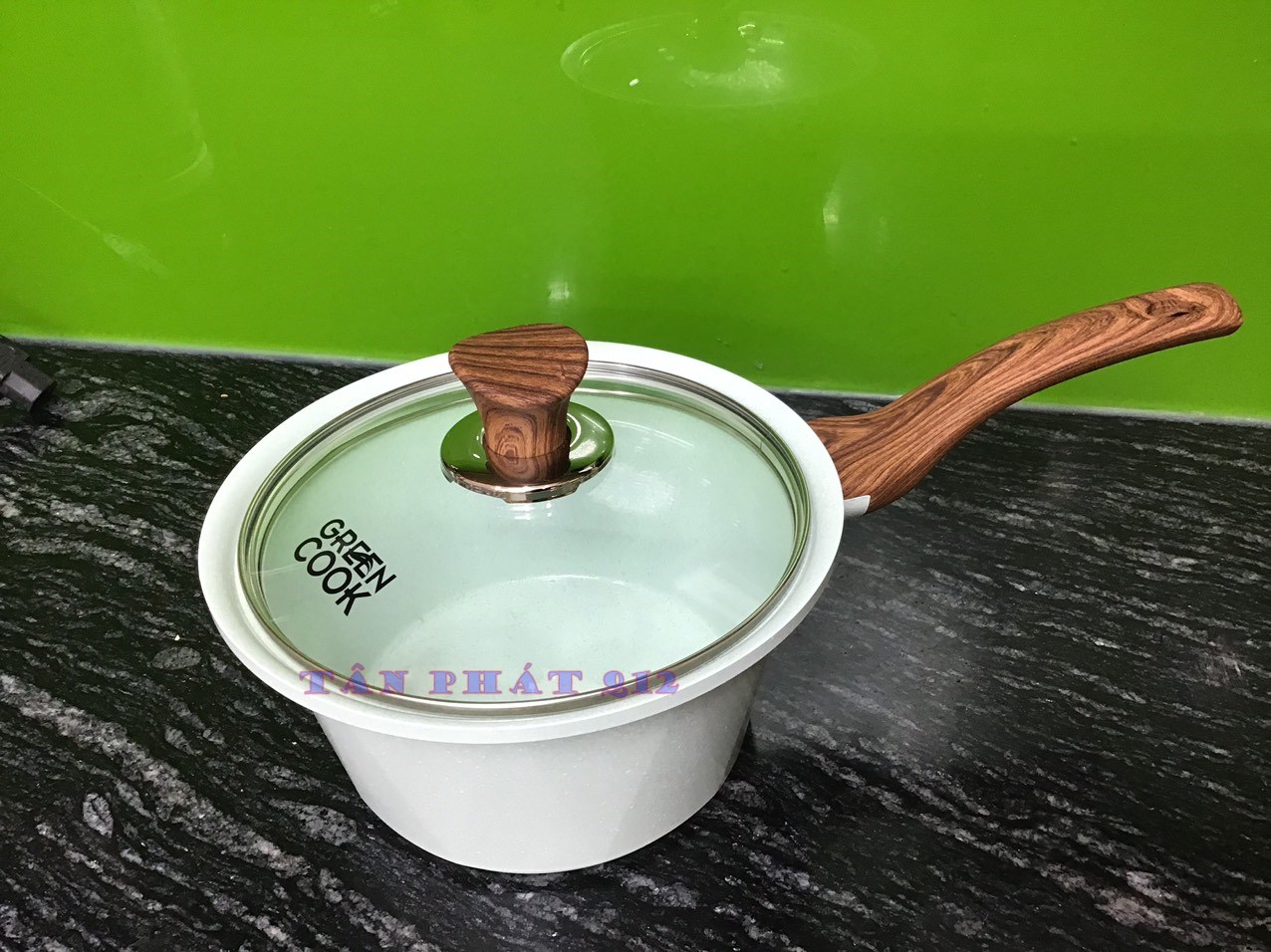 [HCM]QUÁNH ĐÚC GREEN COOK 18CM (XANH NGỌC HOẶC HỒNG)