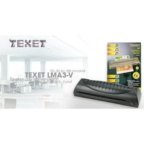 Máy ép Plastic khổ A3 Texet LMA3-V (đen)