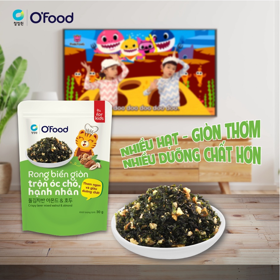 Rong biển rắc cơm/ trộn cơm đủ vị Ofood 30gr
