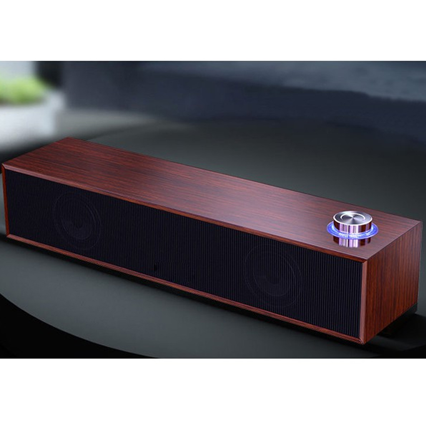 Loa gỗ dài, loa để bàn Công Suất Lớn Dùng Cho Máy Vi Tính PC, Laptop, Tivi