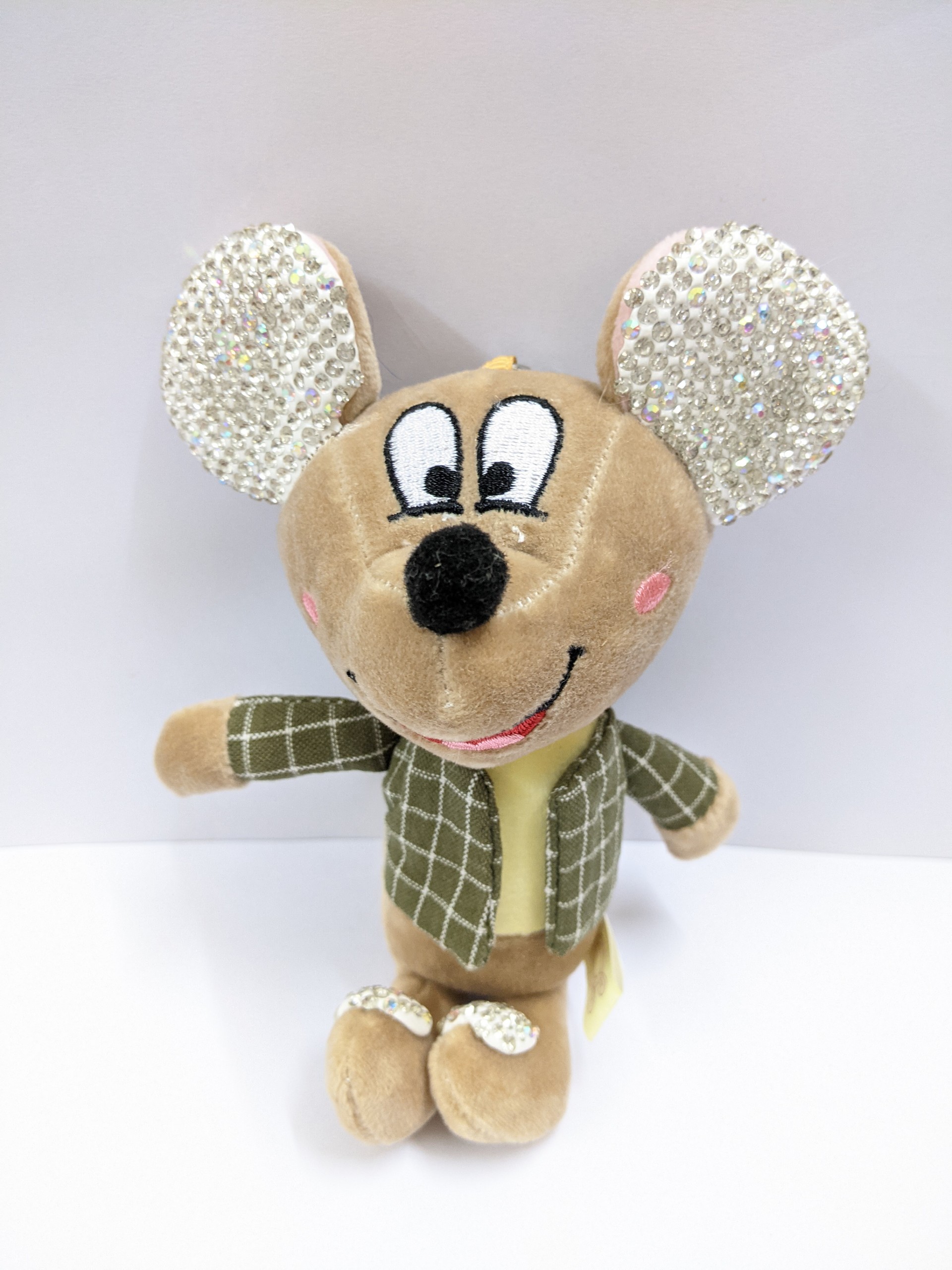 Móc Khóa Chuột Mickey Đính Đá