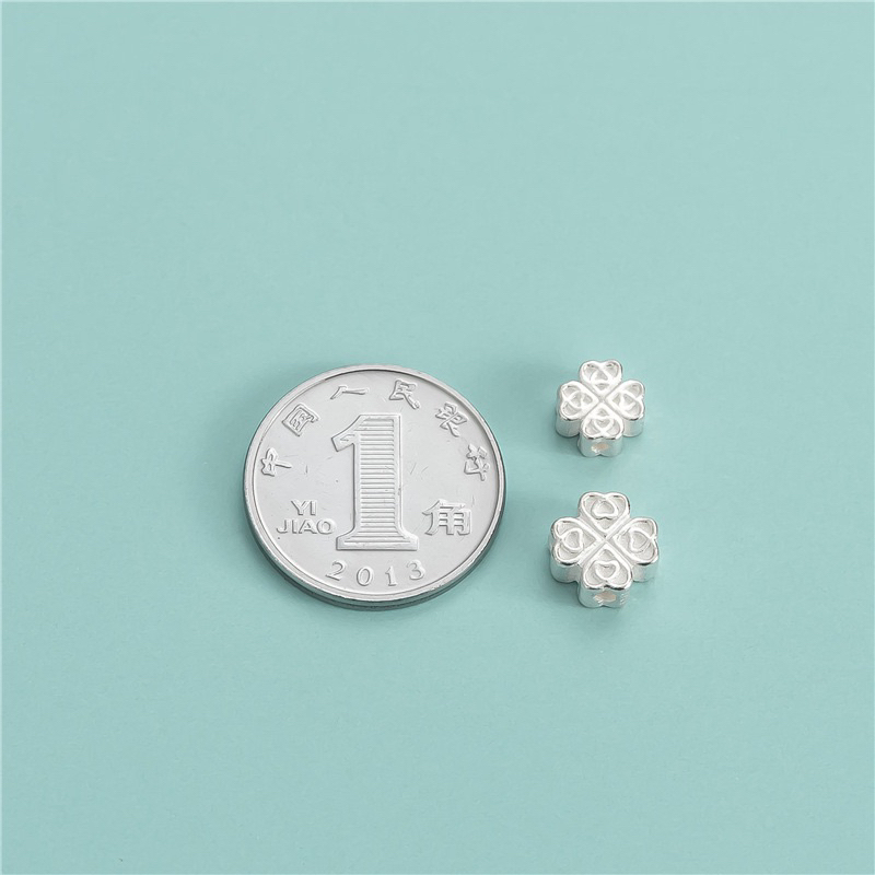[S925] Charm bạc cỏ 4 lá - MH075