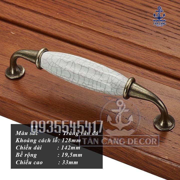 Tay Nắm Sứ Cổ Điển 36 - KT : 14.2cm