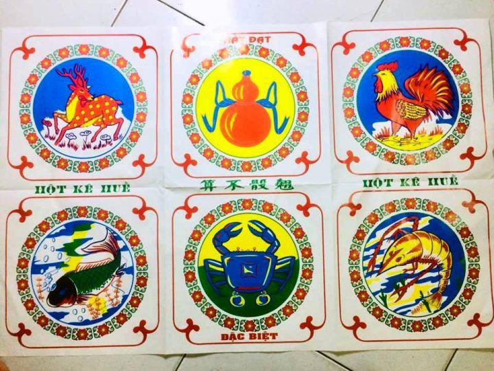 Bộ bầu cua tôm cá