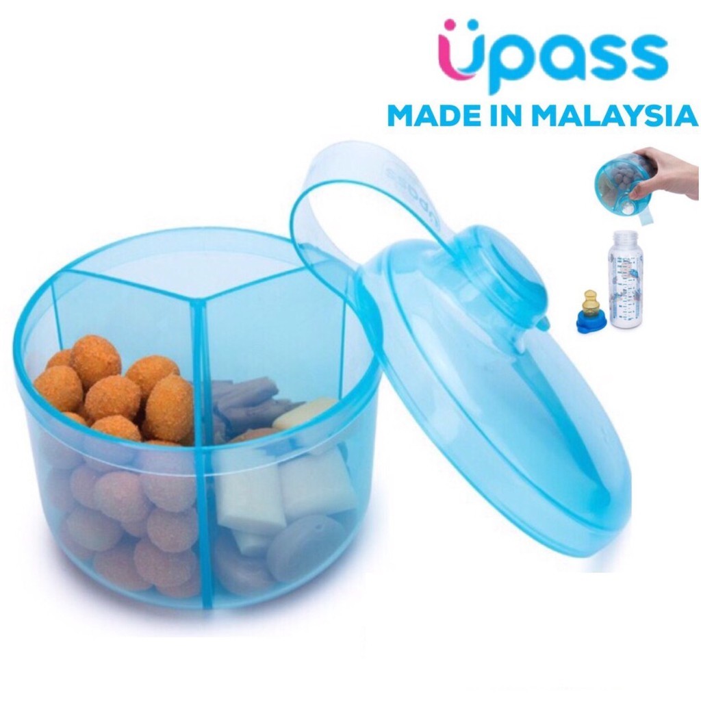 Hộp Chia Sữa 3 Ngăn Cao Cấp Upass