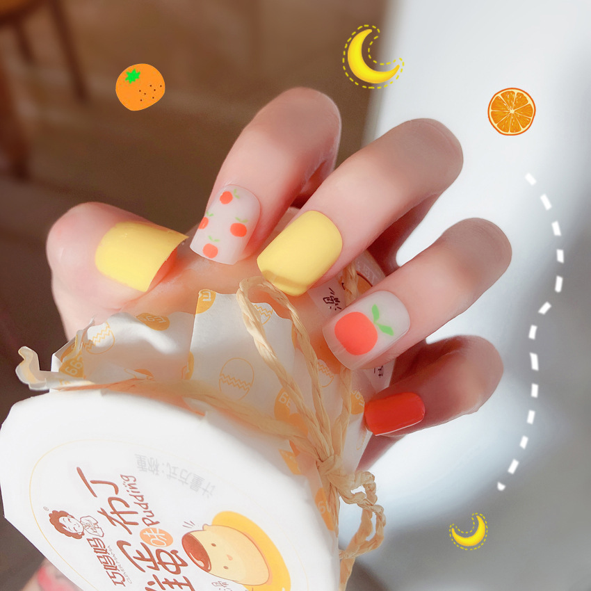 [HCM]Set 24 móng tay giả kèm keo dán móng - UniLabel
