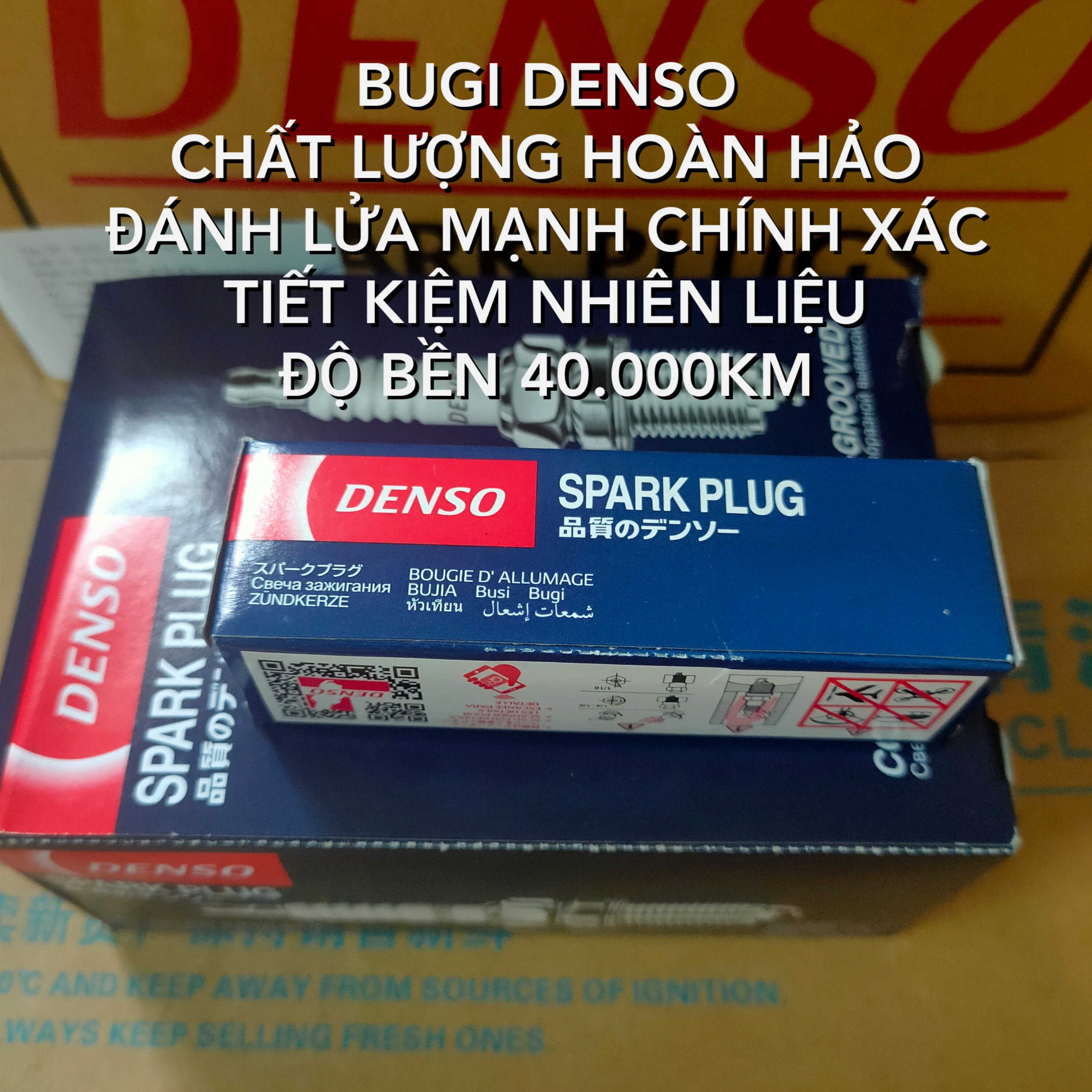 BUGI DENSO CHÂN DÀI U22ES GẮN AB PCX WAVE 110 WINNER EXCITER...
