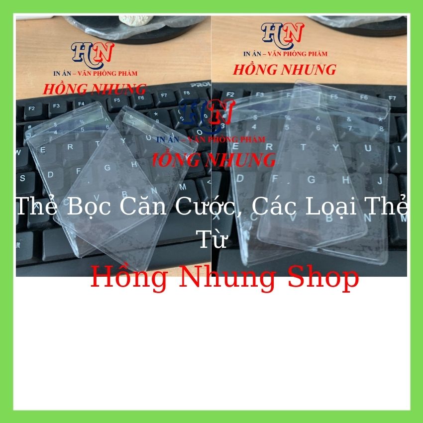 [HCM]Com Bo 50 Cái Thẻ Bọc Căn Cước Bằng Lái Xe Nhựa Dẻo
