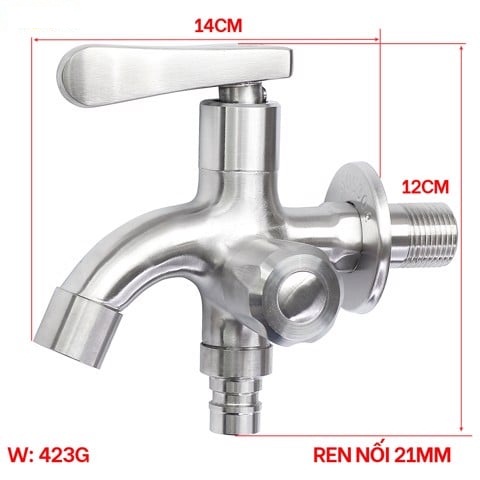 ( Q. Tân Bình) Củ sen tắm inox 304 loại tốt- kèm mỏ đa năng