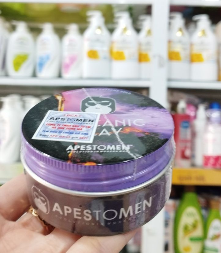( Loại Xịn ) SÁP VUỐT TÓC APESTOMEN VOLCANIC CLAY 80ML