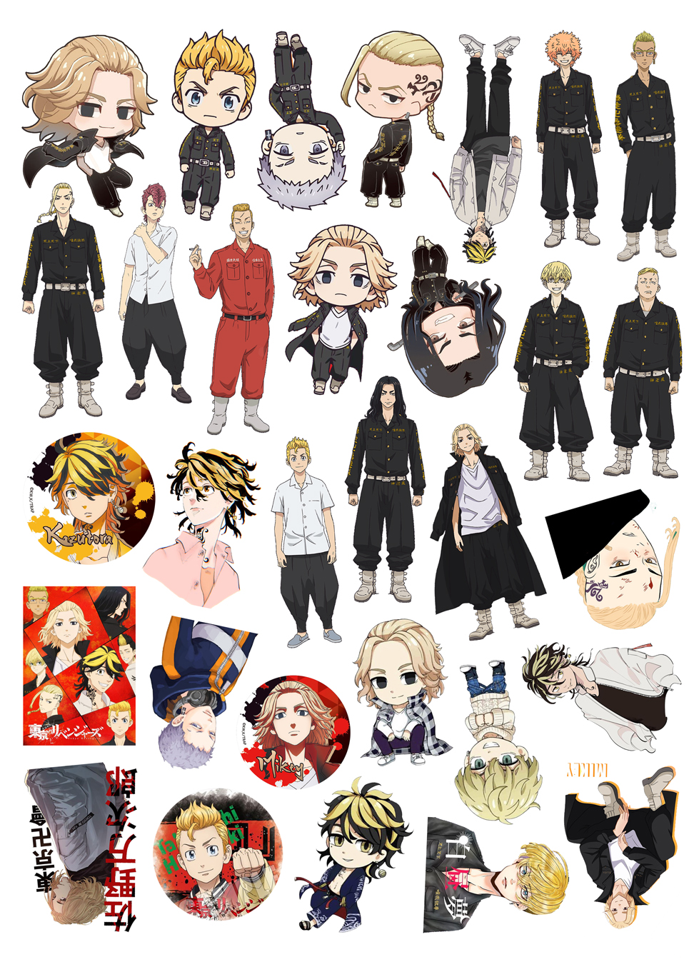 Set 30-60 Sticker Tokyo Revengers