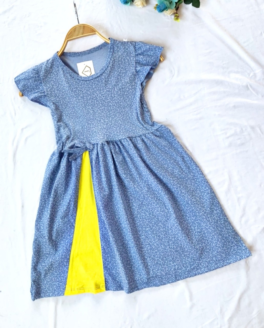 [Ảnh thật] đầm cotton mềm mại cho bé gái 20-35kg