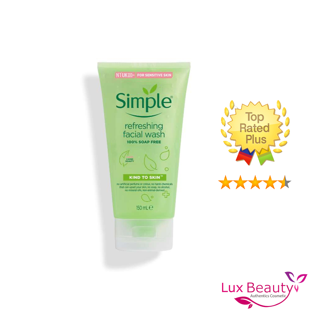 Sữa Rửa Mặt Simple Kind To Skin Refreshing Facial Wash Gel